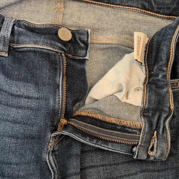 BKE Payton Mid Rise Skinny Universal Fit Dark Blue Wash Denim Jean - Size 28 - Picture 9 of 12